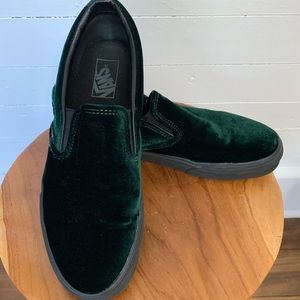 Velvet Vans Slip-ons Size 9.5